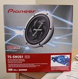 Product details for Pioneer TSSW251 Shallow Mount 10 Inch 800 Watts Subwoofer