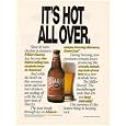 1990 Miller Sharp's Non-Alcoholic Beer Hot All Over Print Ad (18021) Sale