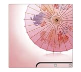 Sony PS3 Slim skin Decal Sticker - Japanese Umbrella
