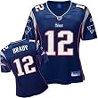 Tom Brady White Reebok Replica New England Patriots Women's Jersey