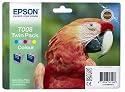 Epson Original T008 Ink Cartridge Twin Pack Colour