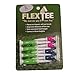 Flex Tee - Florescent Colors - 8 Pack Golf Tees - 3 Different Heights