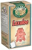 Malabar Laxaloe Herbal Supplement Tea, 25-Count Teabags (Pack of 12)