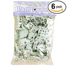 Party Sweets By Hospitality Mints Bridal/Wedding Buttermints, 7-Ounce Bags (Pack of 6)
