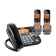 D1788-2T DECT 6.0 Expandable Corded/Cordless Phone with Answering System, Titanium, 2 Handsets, 1 Base