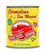 Carmelina 'e San Marzano Italian Peeled Tomatoes in Puree , 28-Ounce Cans (Pack of 12)