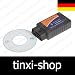 Produkt-Bild: Trifoo ELM 327 Bluetooth EOBD OBD 2 KFZ Auto Interface Diagnose V1.4 Testger&auml;t f&uuml;r BMW, Seat, Ford, MINI,Jaguar, Benz, VW, Chryslter, Dodge, Acura, BYD F3 / F0, Chery, Alto(09), Suzuki, Honda, Toyota, Mazda, Mitsubishi, Nissan, Subaru, Rover, Chevrolet, Skoda, Infiniti, Kia, Hyundai, Audi, Saab, Opel, Citroen, Peugeot, Volvo, Fiat