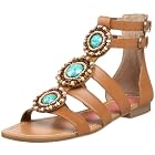 kensiegirl Della Beaded Gladiator Sandal