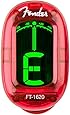 Fender California Series Clip-On Tuner - Candy Apple Red