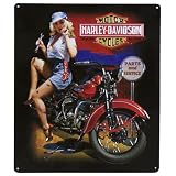 Harley-Davidson® Fixer Up Babe Tin Sign