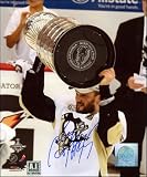 SERGEI GONCHAR Pittsburgh Penguins SIGNED 8x10 Photo 2009 Stanley Cup Photo