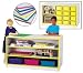 STORAGE ISLAND - &Acirc;&nbsp;Double Sided Storage Unit - Colored Trim - Without Trays