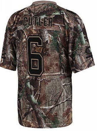 NFL Jerseys Realtree Chicago Bears 6# Cutler Camo Authentic Football Jersey Size 48-56 (Please Select the Size When You Order, Can Do Drop Shipping)