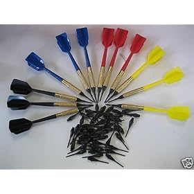 Click here to buy 12 new brass Soft Tip bar darts with 50 extra tips.