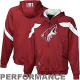 NHL Reebok Phoenix Coyotes Sedona Red Center Ice Performance Full Zip Hoodie (X-Large)