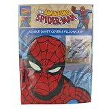 Spiderman Comic Cartoon Duvet Cover Pillow Case Single
