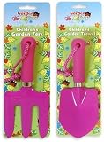 from Garden Bugs Childrens Gardening Fork & Trowel Set - Pink