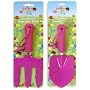 Children's Gardening Fork & Trowel Set - Pink by Garden Bugs