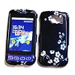 LG Optimus S LS670 (Sprint) Snap On Protector Hard Case "Midnight Flowers" Design
