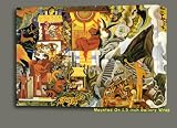 DIEGO RIVERA PREHISPANIC OF AMERICA REPRODUCTION CANVAS PAINTING W GALLERY WRAP STYLE FRAMING 26X18X1.5