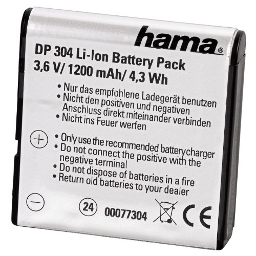 Hama Li-Ion-Akku DP 304 passend f&uuml;r Casio Preisvergleich