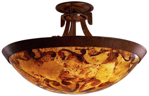 Copenhagen Pen Shell Glass 20 1/2 Wide Ceiling Light