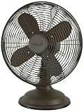 Minka-Aire Fans F300-ORB 11 Retro Contemporary Indoor Oil-Rubbed Bronze Desk Fan