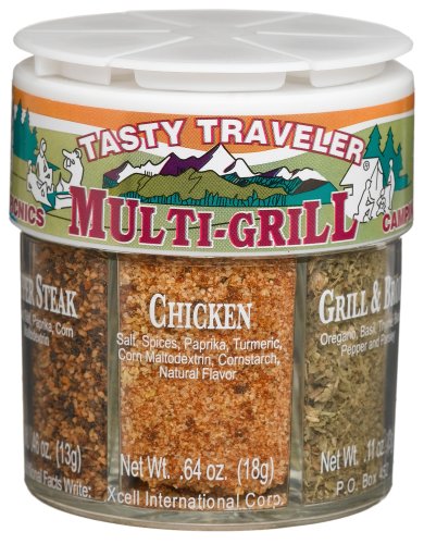 Dean Jacobs 6 Tasty Traveler Multi-Grill, 2.62.-Ounce Regular Jars (Pack of 4) by Dean Jacobs