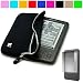 Durable Protective Neoprene Glove Sleeve Cover Carrying Case for Amazon Kindle 3 Wifi 3G 6 inch LCD Display Screen + Clear Screen Protector for Amazon Kindle Wifi Wireless Device 6 inch LCD Display Screen