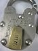 Large Iron Antique Style Replica Atlas Padlock with 2 Keys