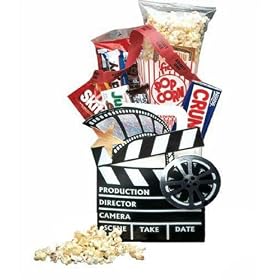 Rave Reviews Movie Night Gift Basket