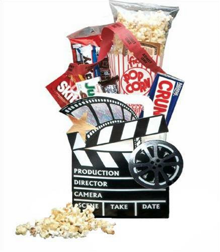 Rave Reviews Movie Night Gift Basket