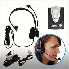 Profi Telefon Headset f�r Festnetz & Telefonanlage Inklusive Connector-Box Telefon Kopfh�rer Internettelefon