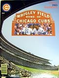 1985 Chicago Cubs Yearbook Autographed/Hand Signed by Gary Matthews The Sarge, Ron Cey, Thad Bosley,