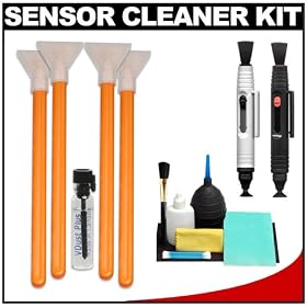 VisibleDust EZ Sensor Cleaning Kit for Size 1.0x Digital SLR Cameras with 1ml Liquid vDust Plus & 4 Vswabs + (2) Lenspen + Cleaning Accessory Kit