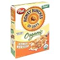 Post Organic Honey Bunches of Oats Cereal, Honey Roasted, 11-Ounce Boxes (Pack of 6)