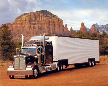 Peterbilt Big Rig Semi Truck Automobile Picture Wall Decor Art Print (8x10)