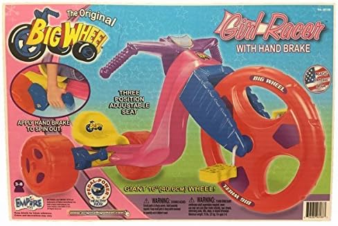 The Original Big Wheel - Girls Spin Out Racer - Giant 16" Wheel with Hand Brake