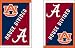Auburn University and University of Alabama - House Divided Flag - Garden Size