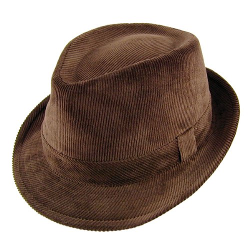 Jaxon Corduroy C-Crown Stingy Brim Fedora