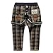 Little Boys' Pants Cotton Lattice Split Rompers Clothing Size 2-3 Years Blue
