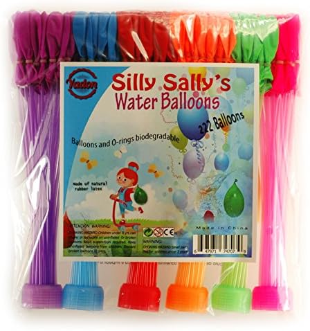 Yadon Silly Sally's Water Balloons 200+ with Yadon Brand Sticker