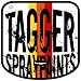 TAGGER(�^�K�[) CREW(��T�C�Y) FLAP TAGGER SPRAY STRIPE BSLY CF-2