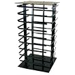 Black Rotating Revolving Earrings Countertop Display Holds 144 2" Cards