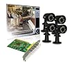 Lorex QLR464 4-Channel PCI DVR Card with 4 Indoor/Outdoor Night Vision Security Camera (Black)