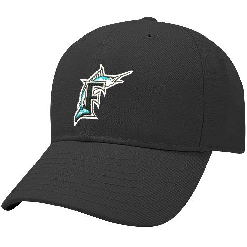 Twins Enterprises Florida Marlins Black MVP Adjustable Hat