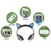 Fashional Cat Ear Headphones, IPRO Cat Earphone-LED Glowing Cat Ear Head phone-Cute Headphone for Computer,Tablet,Phone,MP3,MP4,etc-Black