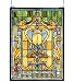 Meyda 18W X 24H Golden Windsor Window