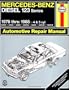 Mercedes Benz Diesel Automotive Repair Manual: 123 Series, 1976 thru 1985 (Haynes Repair Manual)
