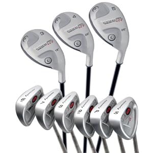 Pinemeadow Golf Command Hybrid Iron Combo, Set of 9 (3H, 4H, 5H, 6-SW)